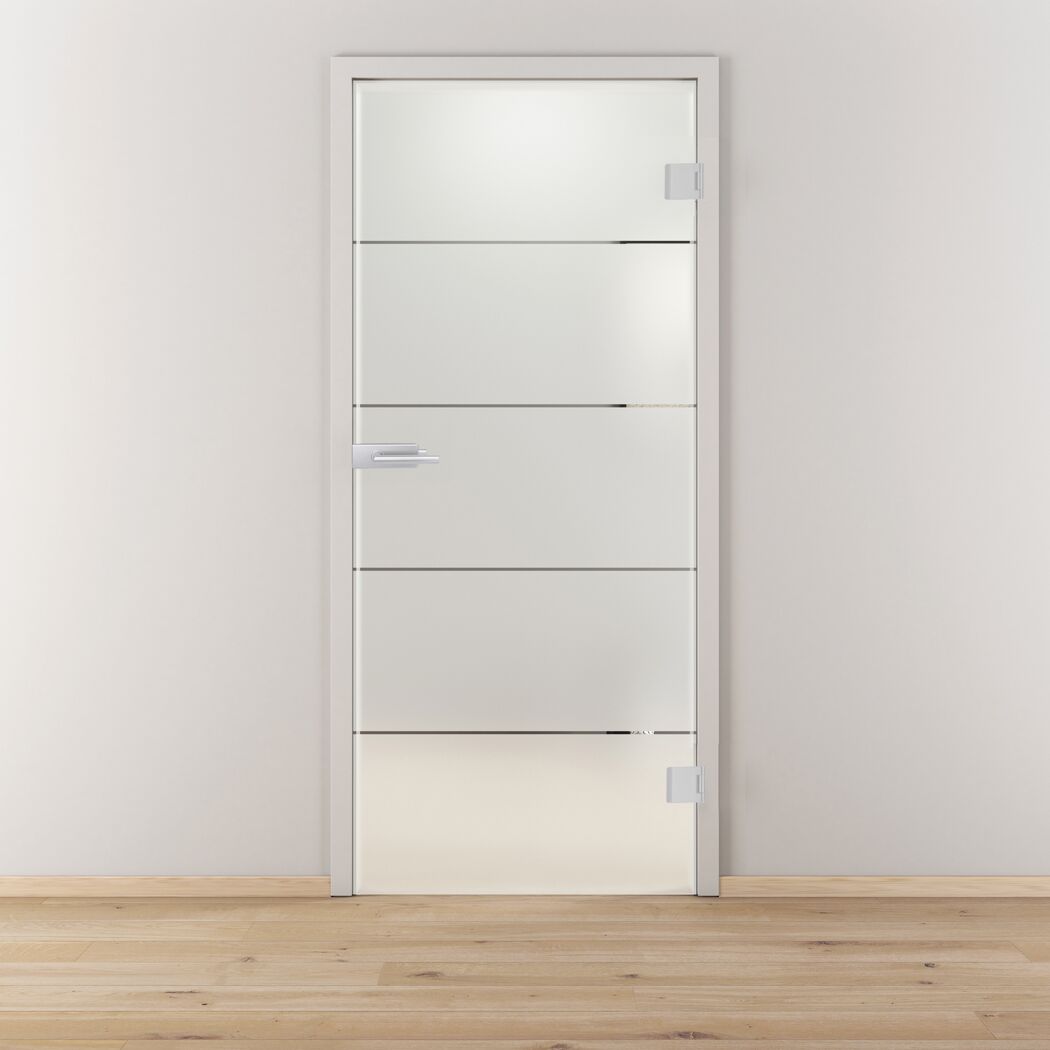 Glastür-Set 'Nova 503 SKS 61' 83,4 x 197,2 cm, rechts