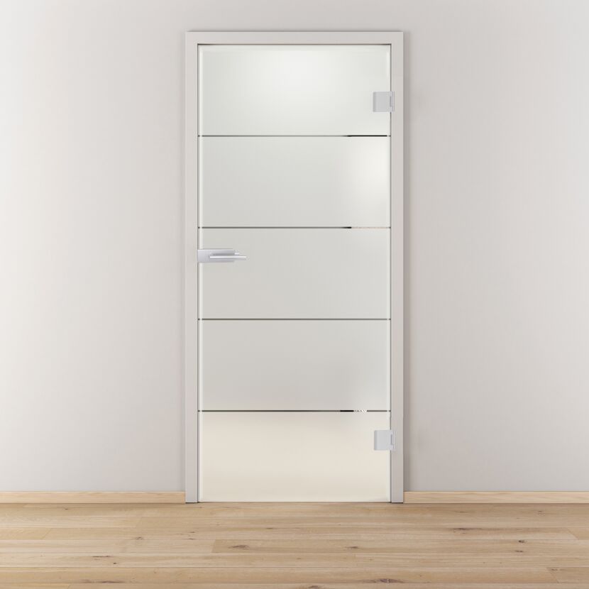 Glastür-Set 'Nova 503 SKS 61' 83,4 x 197,2 cm, rechts