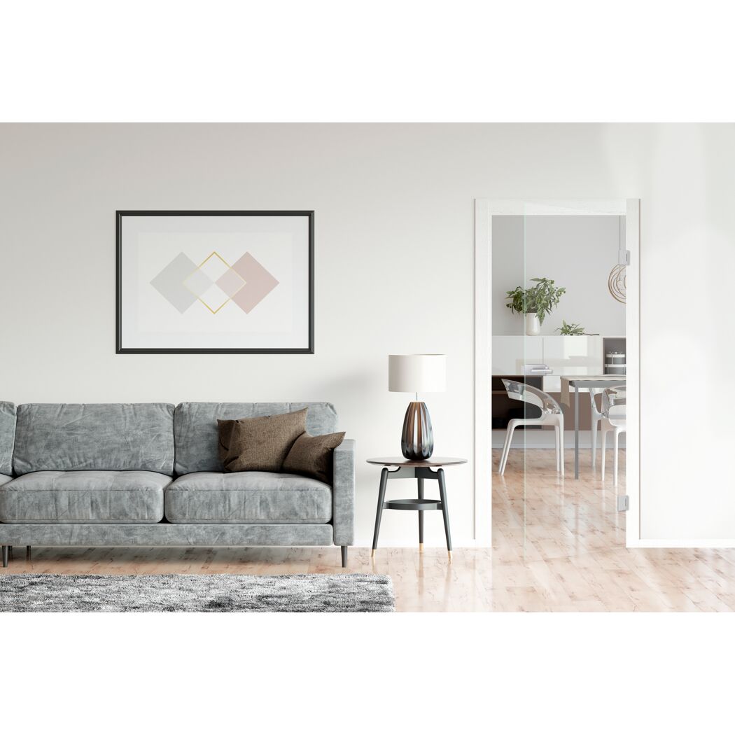 Wohnzimmer mit Glastür