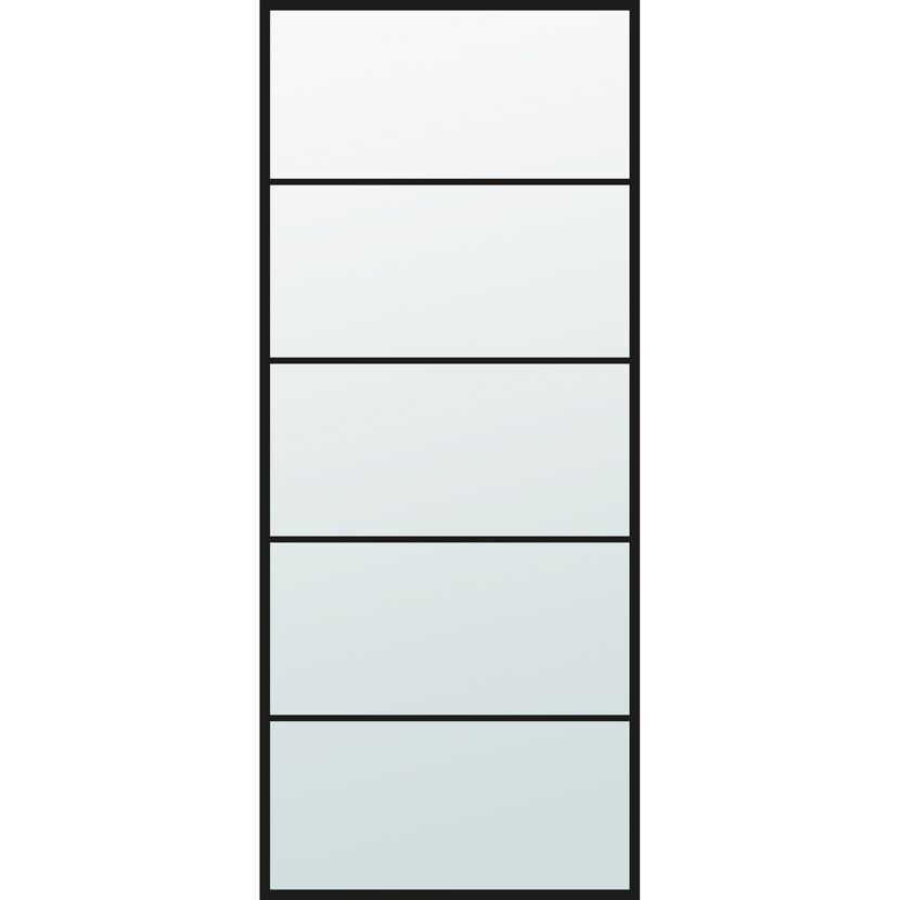 Schiebetür-Set 'Nova 682' Glas matt 93,5 x 205,8 cm