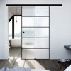 Schiebetür-Set 'Nova 684' Glas matt 93,5 x 205,8 cm