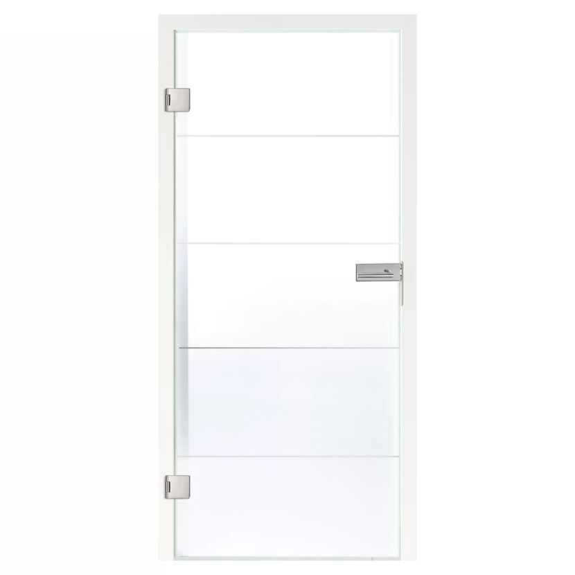 Glastür Siebdruck 197,2 x 70,9 x 0,8 cm links 64/04N-E