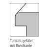 Türblatt gefalzt mit Rundkante