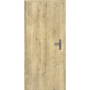 Wohnungstür 'Klimaklasse 2' Hamilton Eiche 198,5 x 86 cm, Linksanschlag