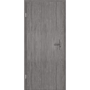 Wohnungstür 'Klimaklasse 2' Grigio Eiche 198,5 x 86 cm, Linksanschlag