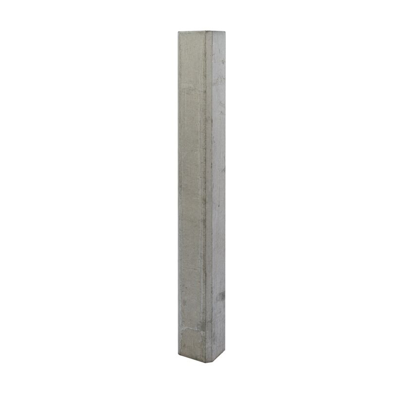Grauer Betonfuß 10 x 10 x 93 cm