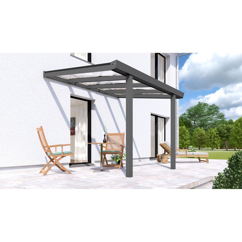 Terrassendach Easy 3x2,5 anthrazit