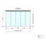 Verkleinertes Bild von Terrassenüberdachung 'Easy Edition' 400 x 250 cm Verbundsicherheitsglas klar weiß
