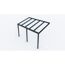 Terrassendach Easy 4x2,5m anthrazit, Glasdach