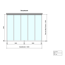 Verkleinertes Bild von Terrassenüberdachung 'Easy Edition' 400 x 300 cm Verbundsicherheitsglas klar weiß