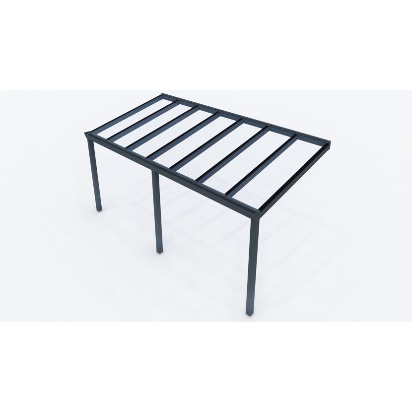 Terrassendach Easy 5x2,5 anthrazit glas