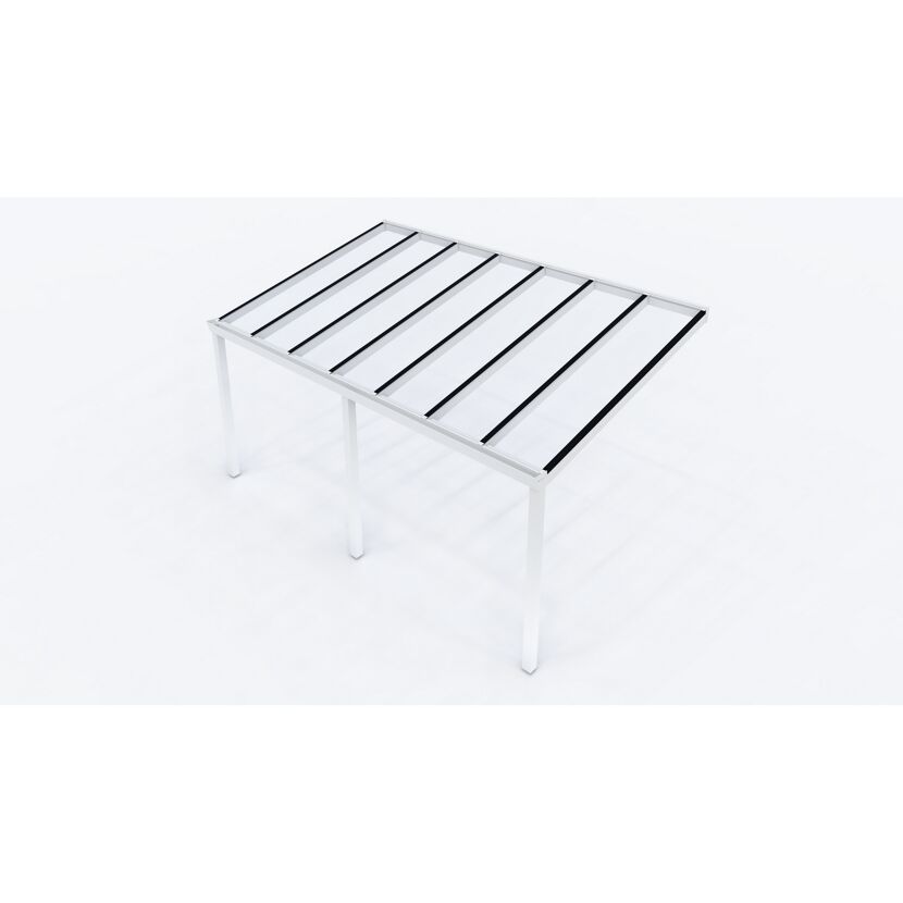 Terrassendach Easy 5x3 weiß