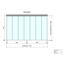 Verkleinertes Bild von Terrassenüberdachung 'Easy Edition' 500 x 300 cm Verbundsicherheitsglas klar weiß