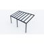 Anthrazitfarbenes Terrassendach Easy 5x3 mit Glasdach