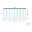 Verkleinertes Bild von Terrassenüberdachung 'Easy Edition' 600 x 250 cm Verbundsicherheitsglas klar weiß