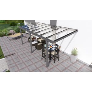 Terrassenüberdachung 'Easy Edition' 600 x 250 cm Verbundsicherheitsglas klar anthrazit