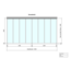 Verkleinertes Bild von Terrassenüberdachung 'Easy Edition' 600 x 300 cm Verbundsicherheitsglas klar weiß