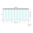 Verkleinertes Bild von Terrassenüberdachung 'Easy Edition' 700 x 300 cm Verbundsicherheitsglas klar anthrazit