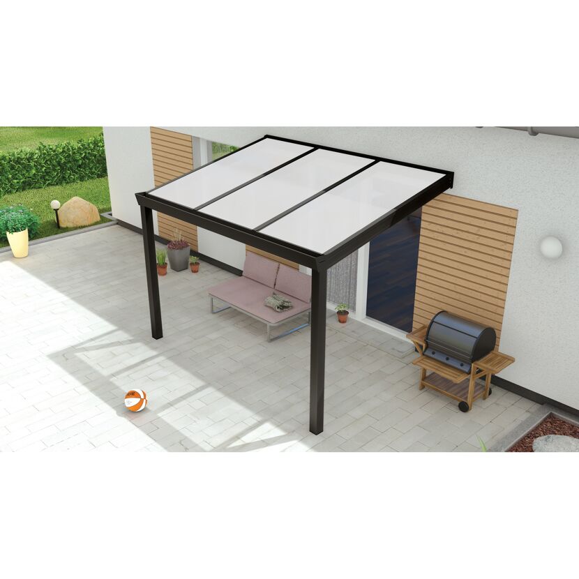 Terrassendach Legend mit Polycarbonat-Dacheindeckung opal