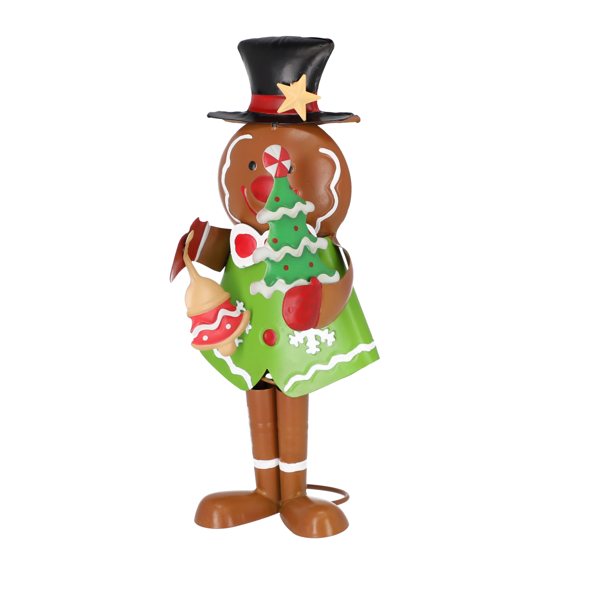 Dekofigur Lebkuchen mit Tanne 31 cm