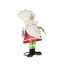 Dekofigur Santa mit  Lebkuchen 31 cm