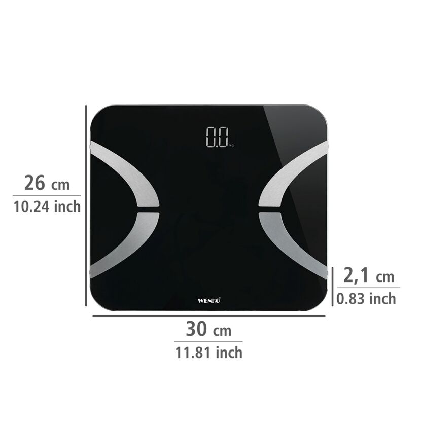 Digitale Personenwaage mit Display