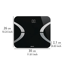 Analyse-Personenwaage schwarz Bluetooth 30 x 26 cm