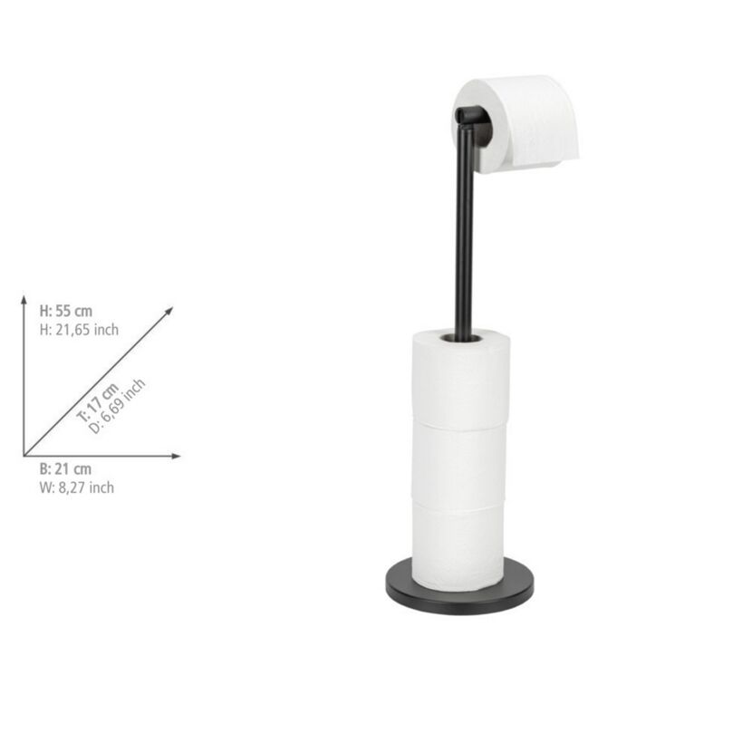 Stand-Toilettenpapierhalter mit zusätzlichem Papierfach