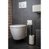 Toilette mit Toilettenpapierhalter