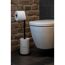 Stehender Toilettenpapierhalter mit Rolle