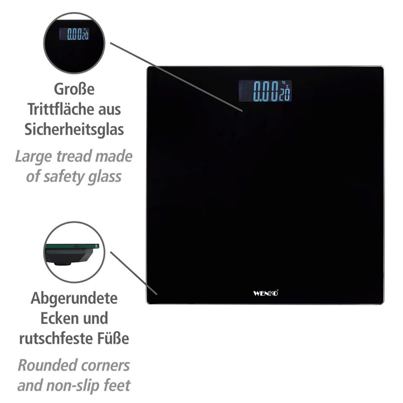 Digitale Personenwaage mit Anzeige