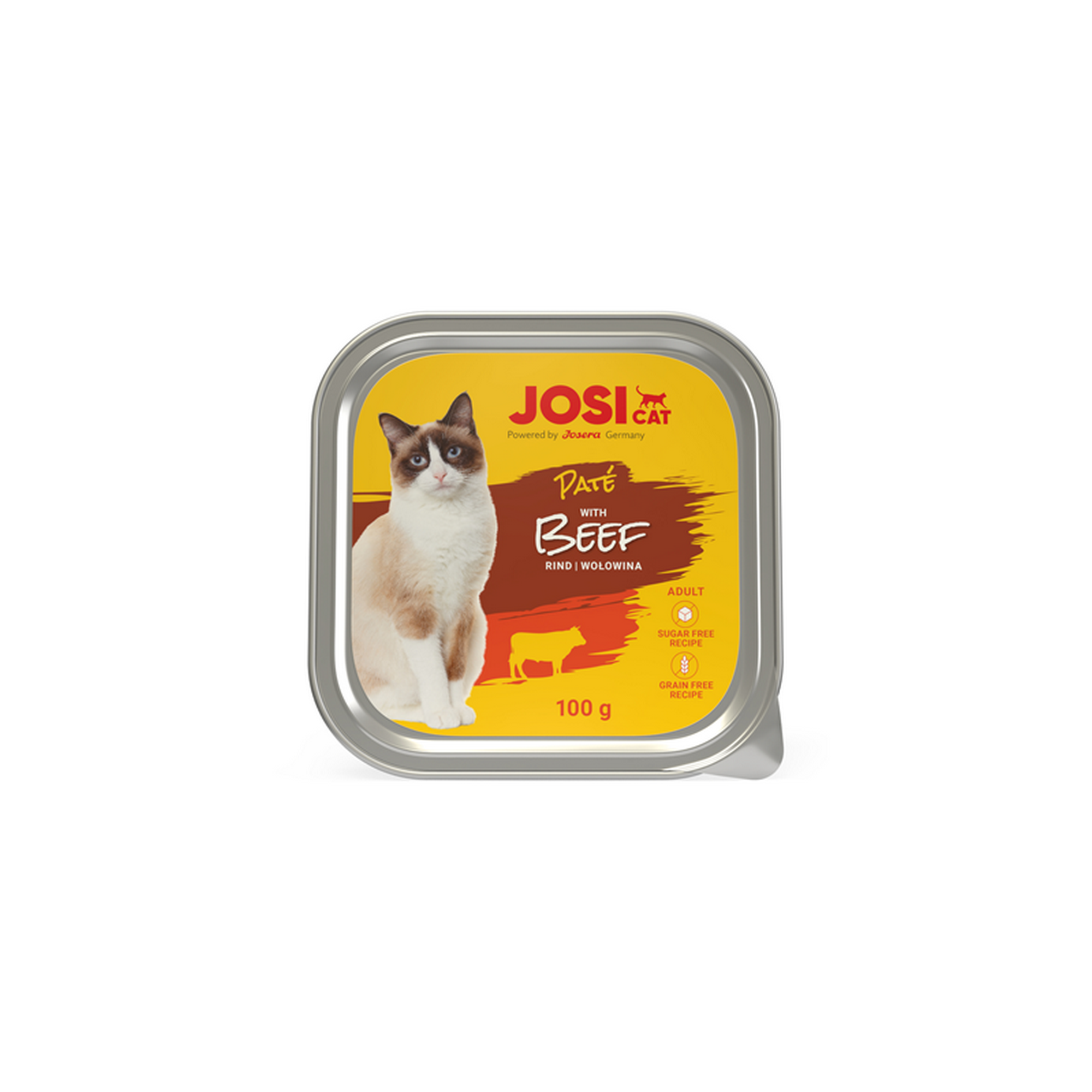 Katzenfutter Pate mit Rind 100 g