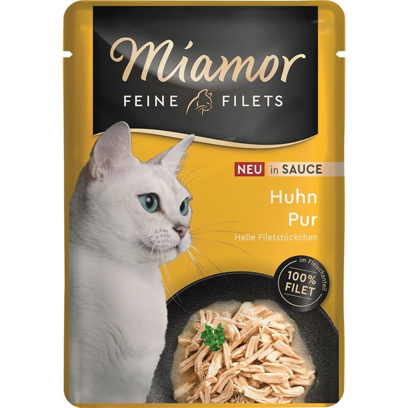 Katzennassfutter 'Feine Filets' Huhn in Sauce Adult 100 g