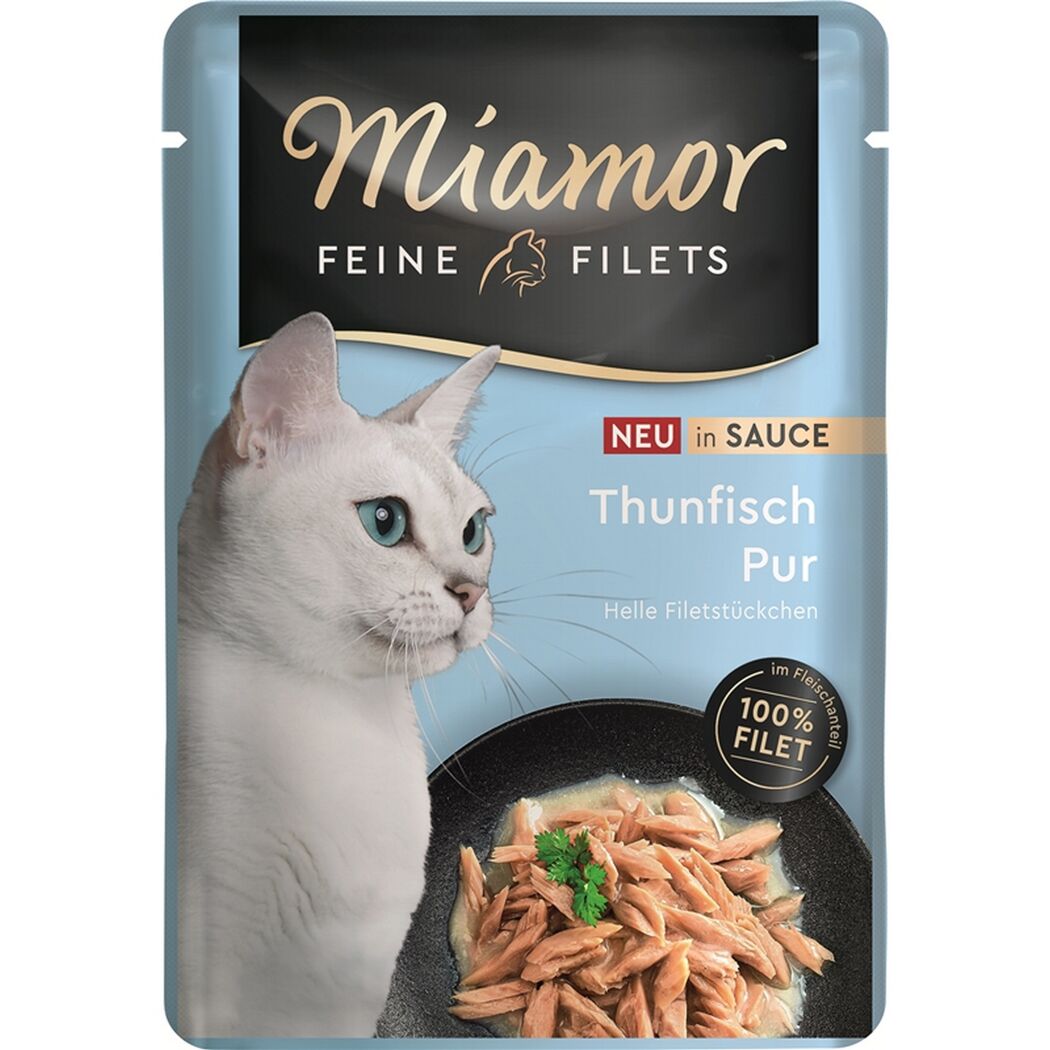 Katzennassfutter 'Feine Filets' Thunfisch in Sauce Adult 100 g