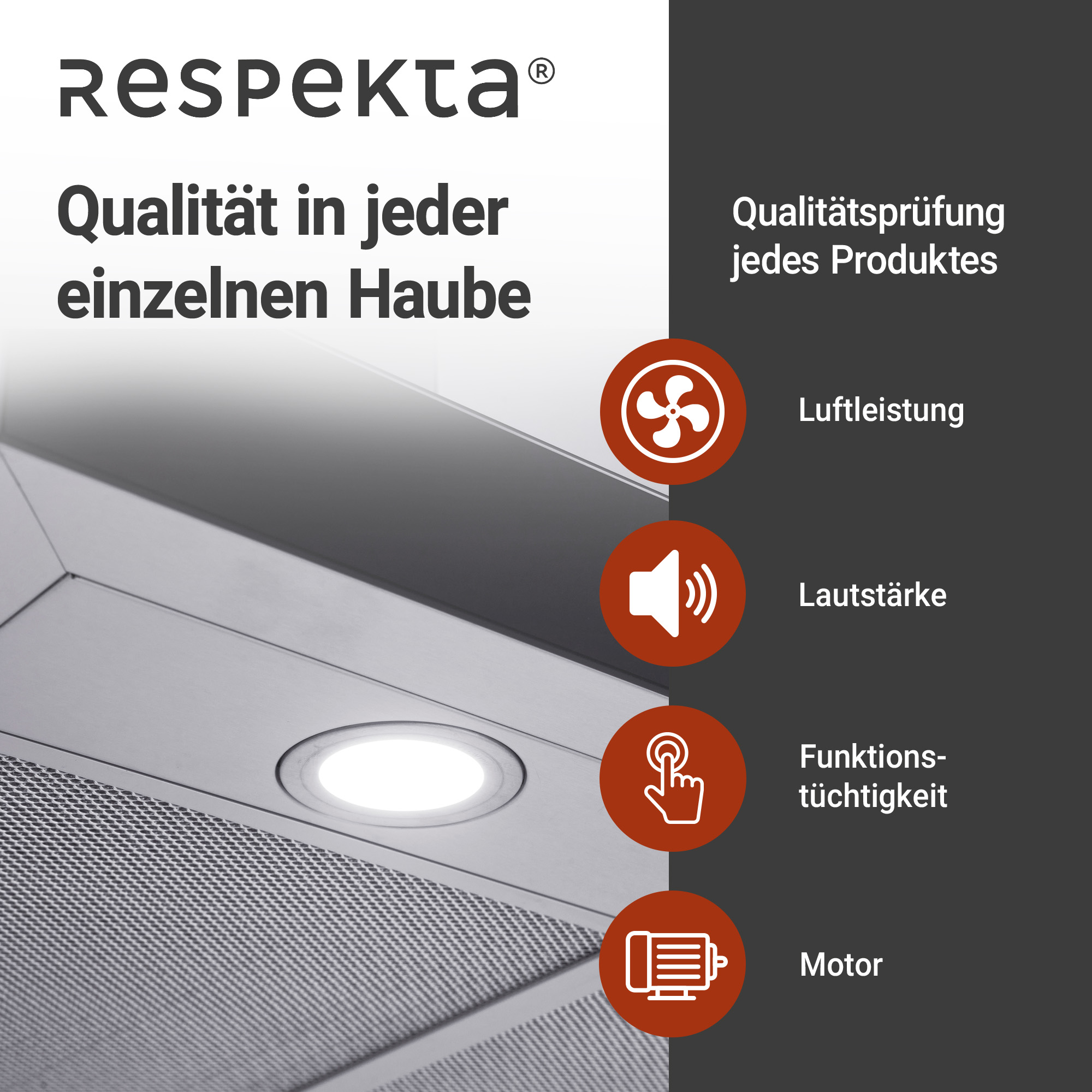 Inselhaube 'CH44099GISAM' Glas/Edelstahl 90 cm