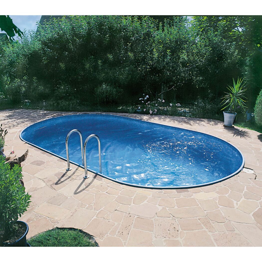 Stahlwandpool-Set 'Exklusiv FARGO' weiß 600 x 320 x 120 cm