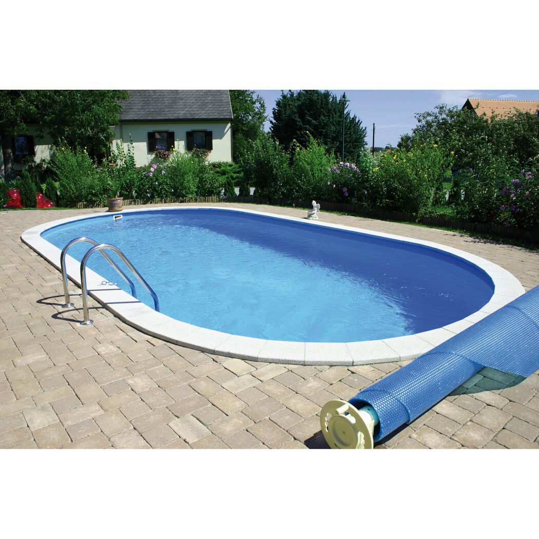 Stahlwandpool-Set 'Exklusiv FARGO' weiß 600 x 320 x 120 cm