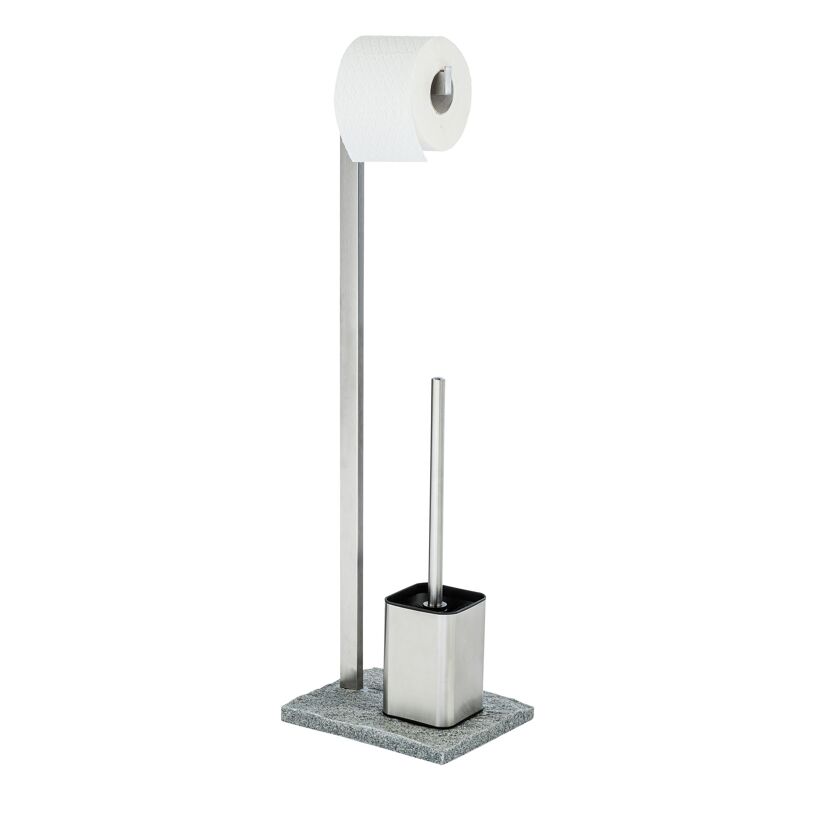 Stand-WC-Garnitur mit Toilettenbürste