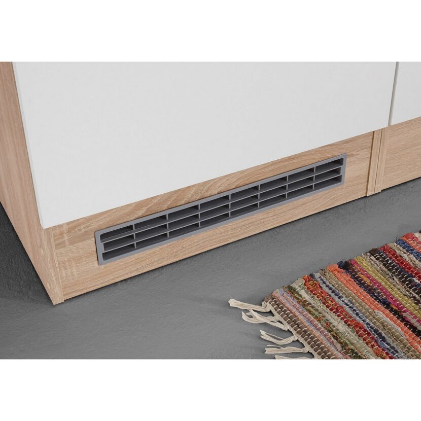 Lüftungsgitter an Schrank