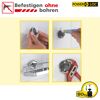 Befestigung ohne Bohren mit POWER LOC