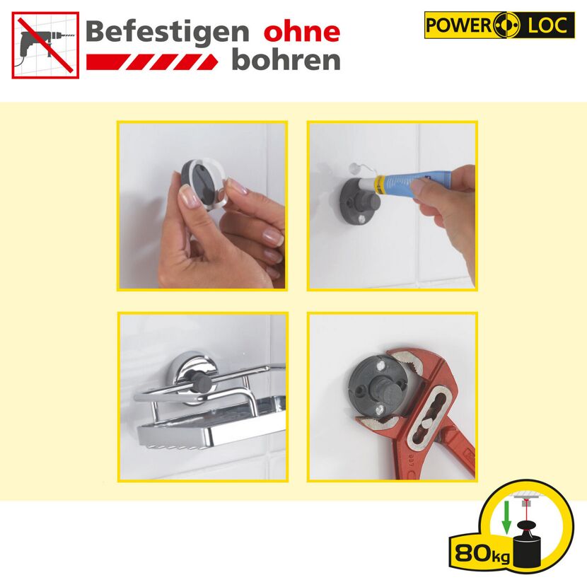 Befestigung ohne Bohren mit POWER LOC