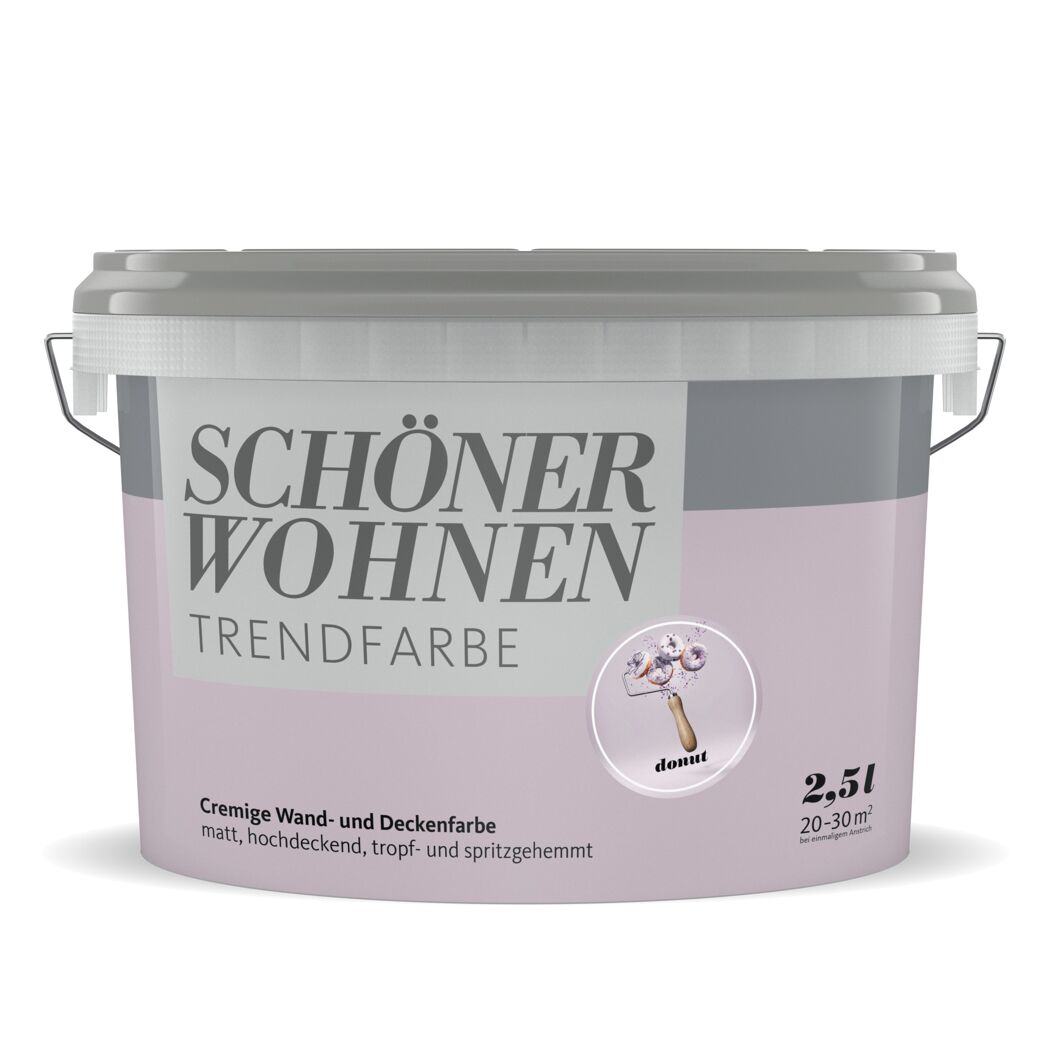 Trendfarbe 'Donut' lila matt 2,5 l
