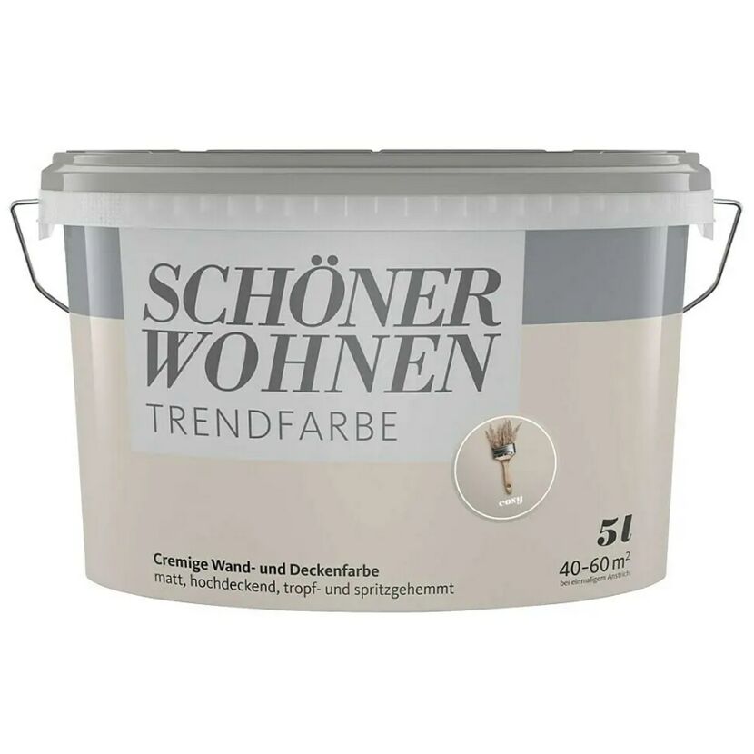 Trendfarbe 'Cosy' beige matt 5 l