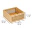 Bambus Ablagekorb mit Rattan