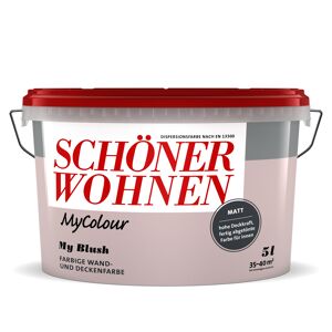 Wandfarbe my colour 'my blush' rosa matt 5 l