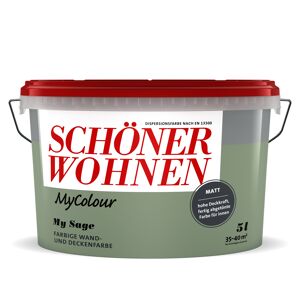 Wandfarbe my colour 'my sage' grün matt 5 l