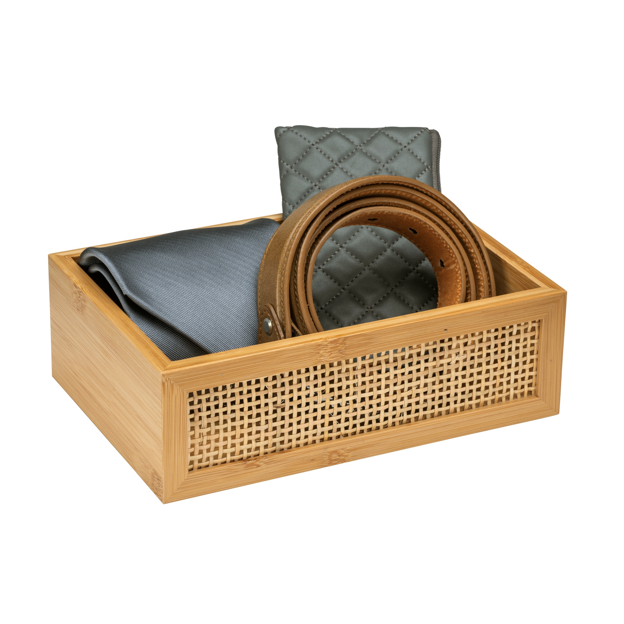 Ablagebox 'Allegre' Bambus/Rattan 22 x 15 x 7 cm + product picture