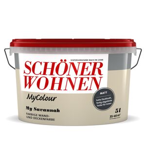 Wandfarbe my colour 'my savannah' beige matt 5 l