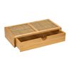 Offene Bambusbox mit Schublade
