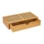 Offene Bambusbox mit Schublade